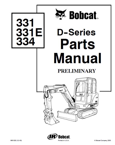 331 bobcat mini excavator parts manual|bobcat 331 parts manual pdf.